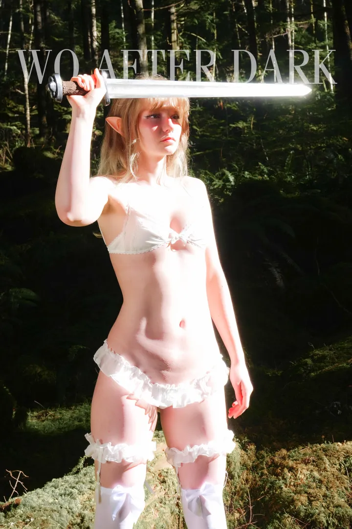 Shot with Foxgirl Allie (u/allie_kittty) and she is great. Elf with sword