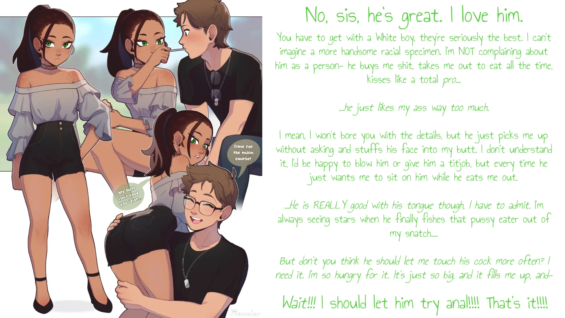 Strange Anal Fixation [Bleached] [Interracial] [Cunnilingus] [Face-sitting] [Raceplay] [Ass Worship]