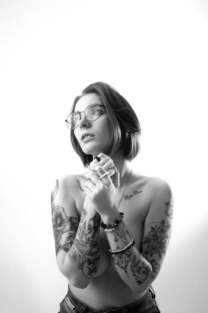 The girl with the tattoos