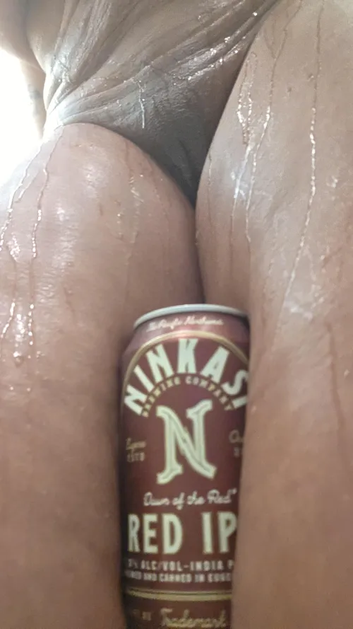 Thighs That Grip a Ninkasi IPA