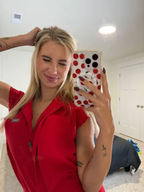 Would you hangout with naughty blonde nurse?