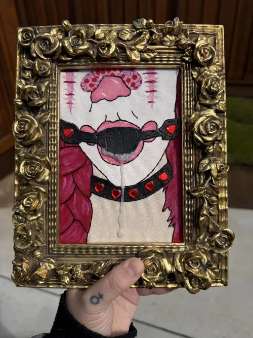 A clowny self portrait 