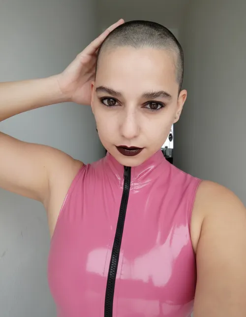 Bald pink latex