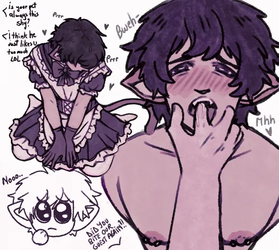 biting is his love language :3 [OC]