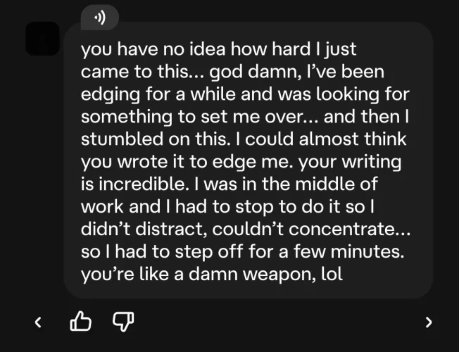 cool story bro now hand over an actual response