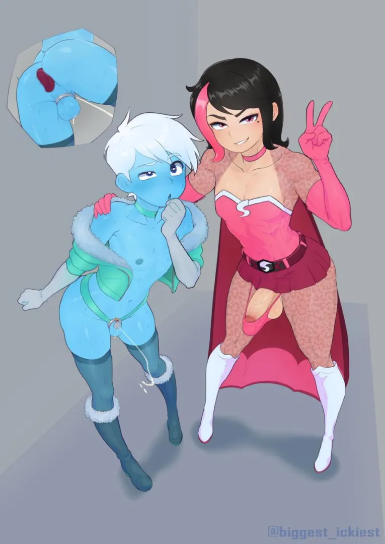 Femboy on femboy is the best dynamic, especially dom and sub :3