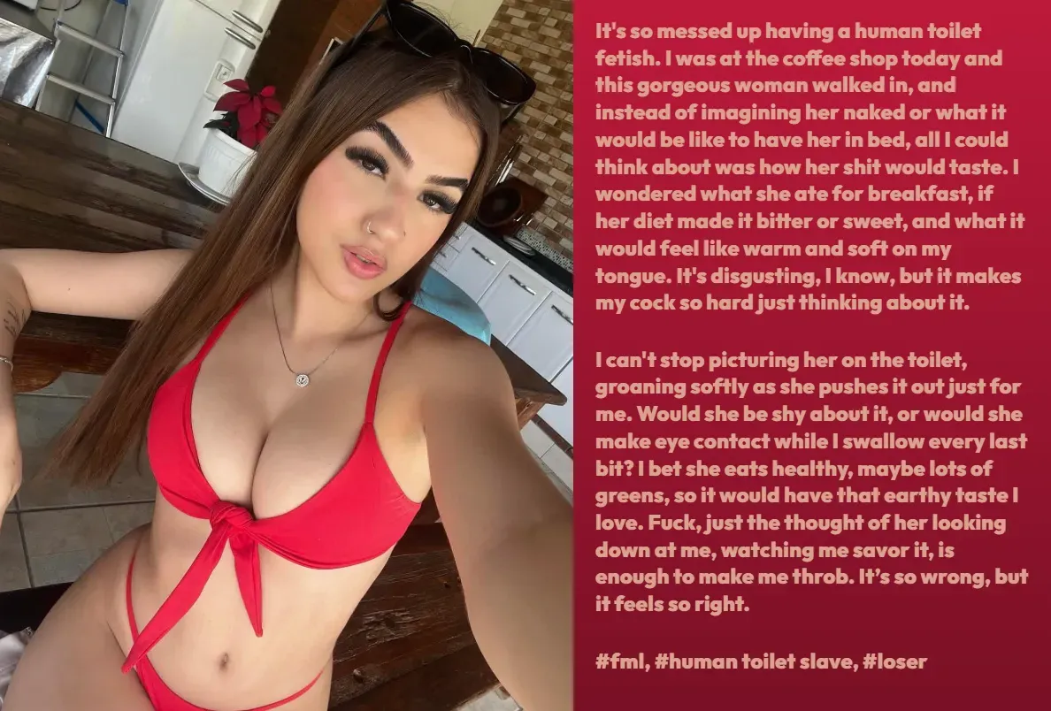 It's so messed up having a human toilet fetish [Toilet]