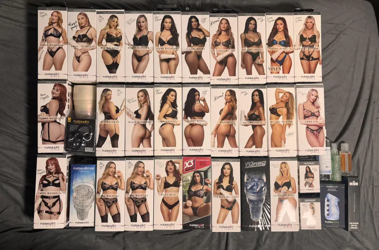 My 30+ fleshlights collection