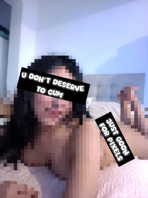 No sex, Just edge for each pixel like the br4inless and desesperate beta you are!