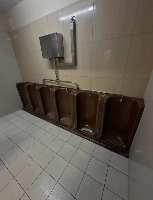 Old school Melbourne urinals