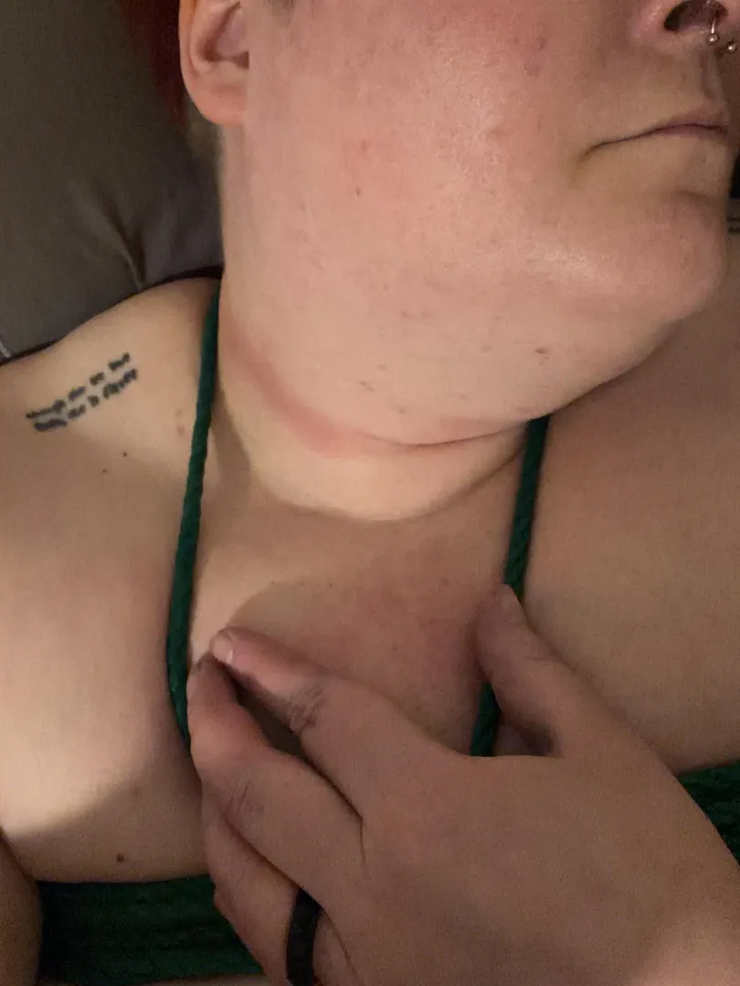 Oops, guess I pulled a little too hard while I was cumming