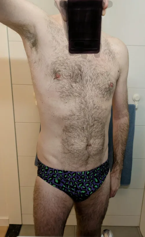 Purple and green leopard print