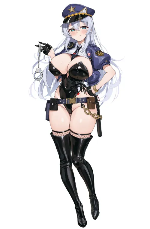 Sexy police officer [Artist OC]