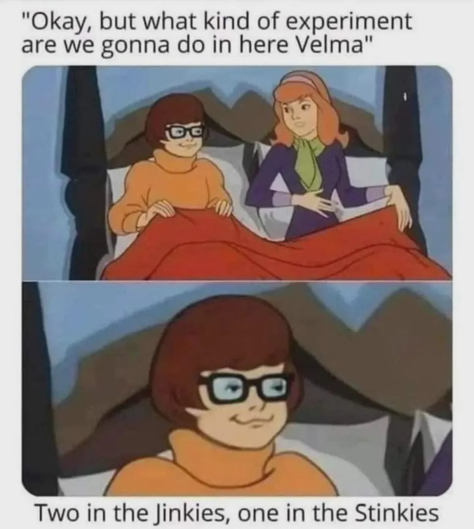 You get used to the smell.