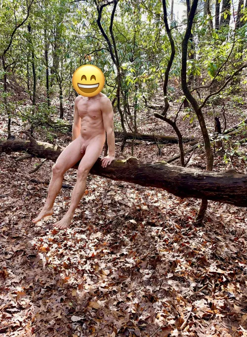 Enjoying simple interactions with nature