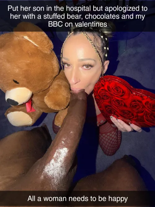 Her son is at the hospital but at least she gets gifts on valentines (no imagefap)