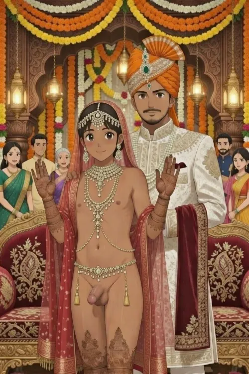 Indian femboy wedding