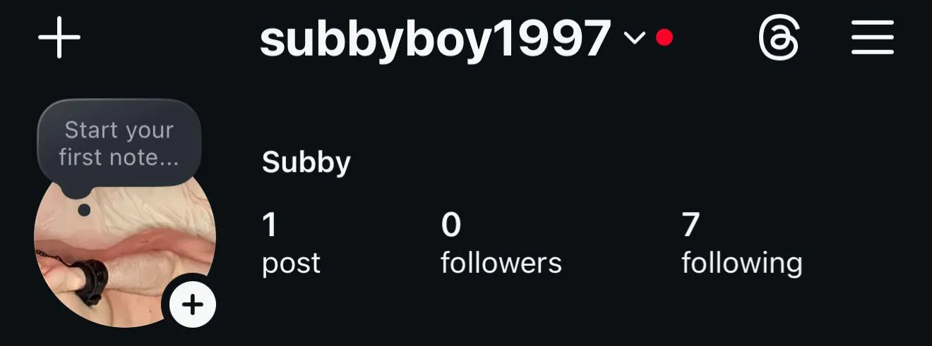 Instagram? Sub boy here