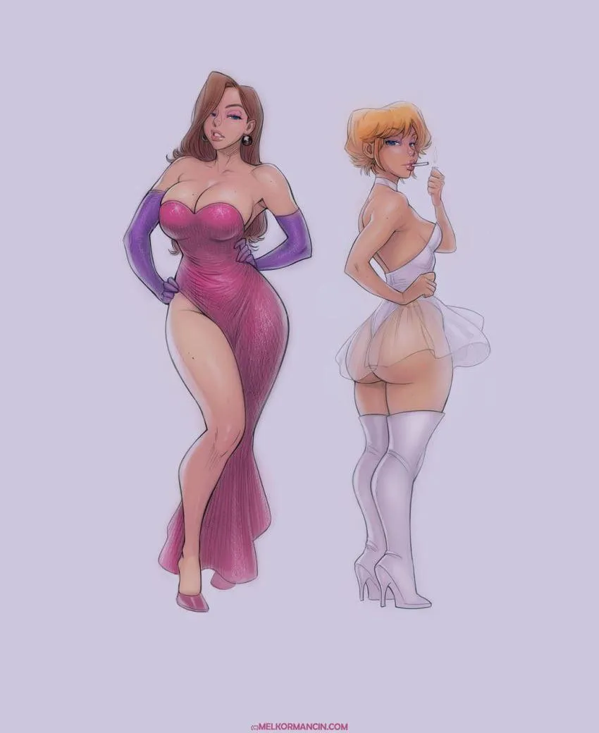 Jessica Rabbit x Holli Would cosplay