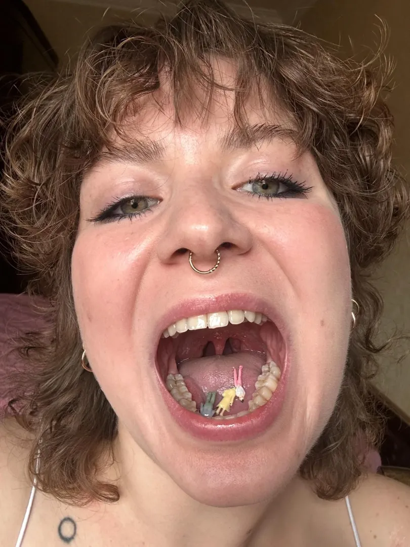 my mouth is wide enough for you!