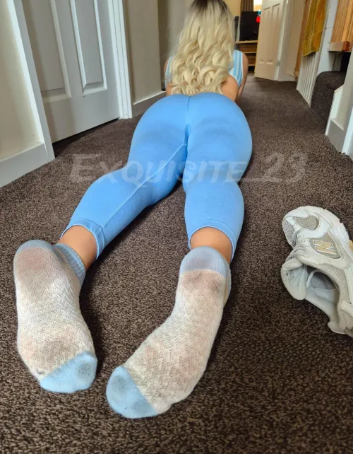 My very smelly post workout gym socks