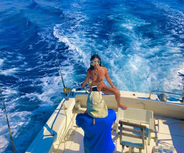 (OC) Entertaining the crew while waiting for the fish to bite