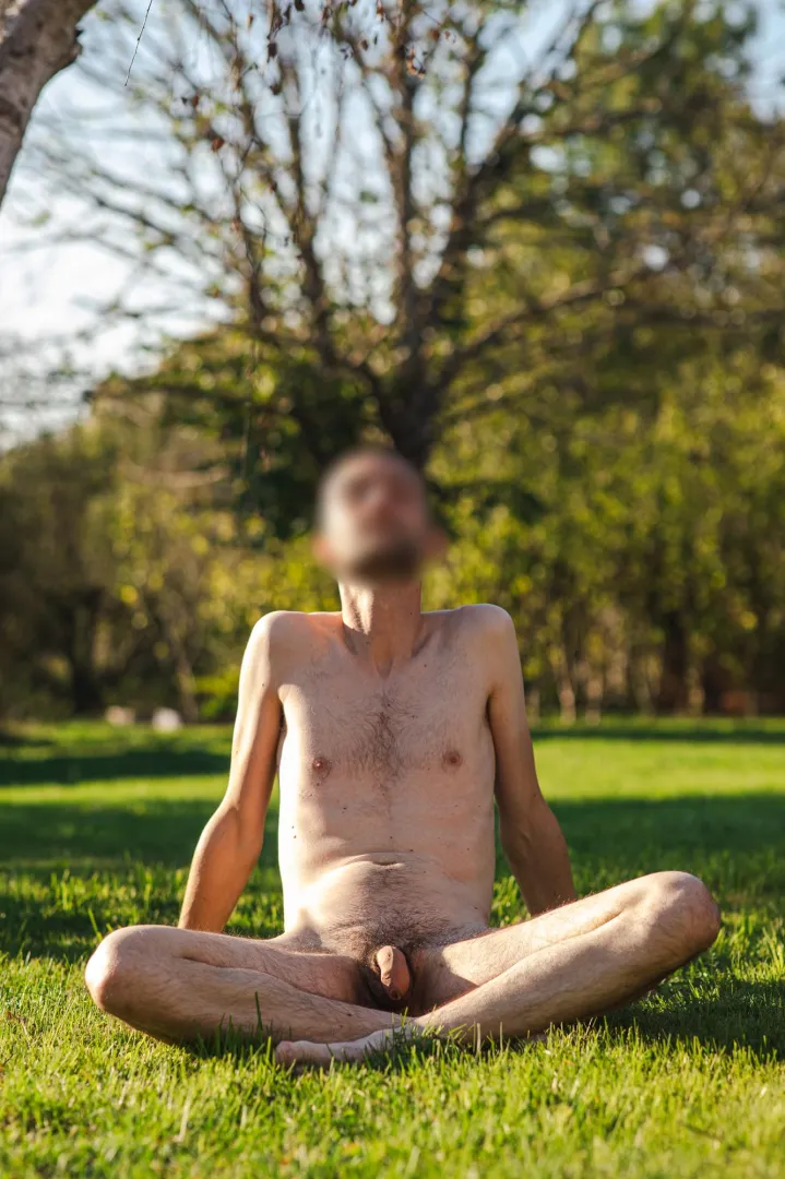 Sunbathing in my garden