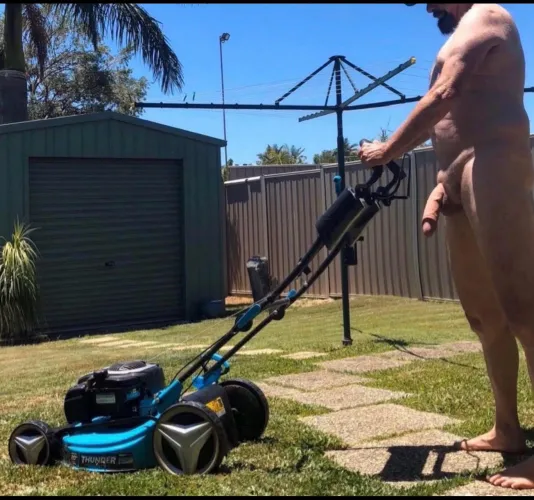 Yards mowed time to relax