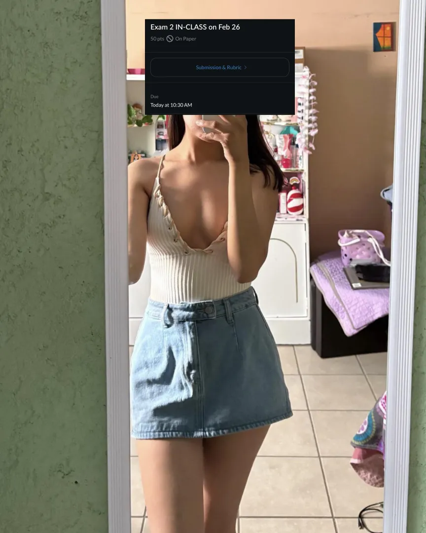 am i wearing too little for my exam?