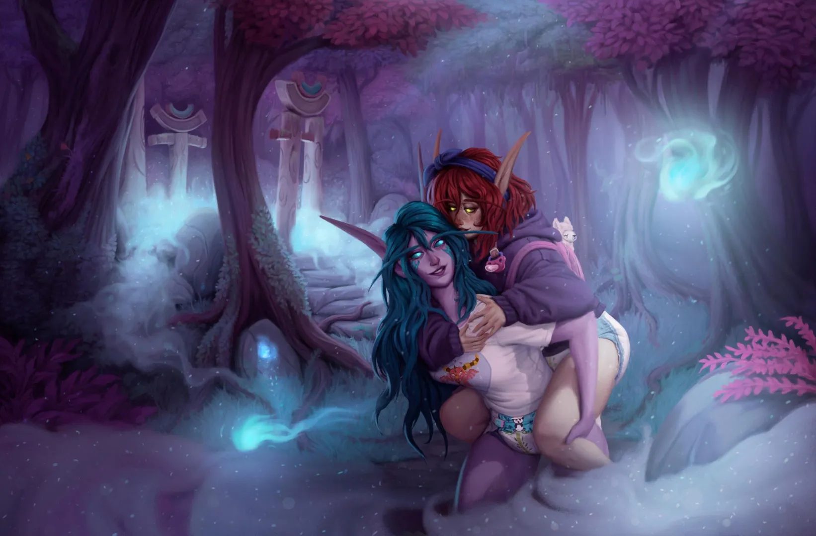 (AndyAbdl) When your legs give out, it's always good to have a travel buddy