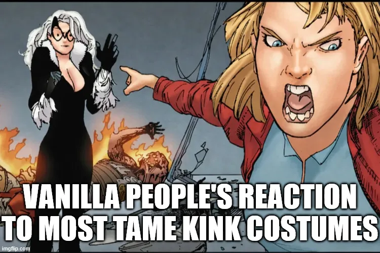 I went to Mardi Gras party as Wanda von Dunajew and not everyone was happy about my choice of costume.