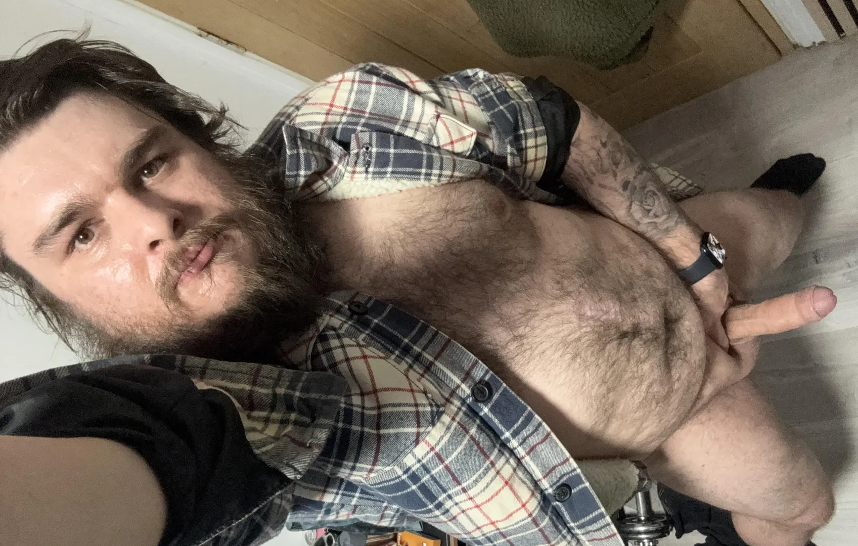 Just call me a lumberjack because I got wood.. just not a large amount lol