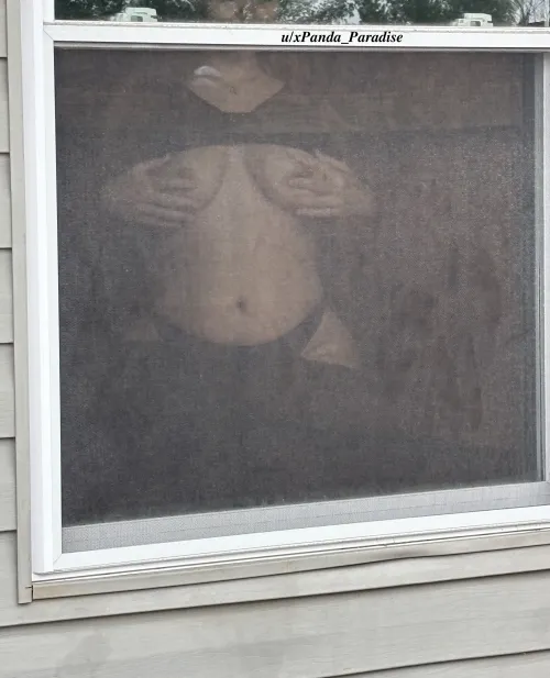 moments before my neighbor finally took the hint ;)