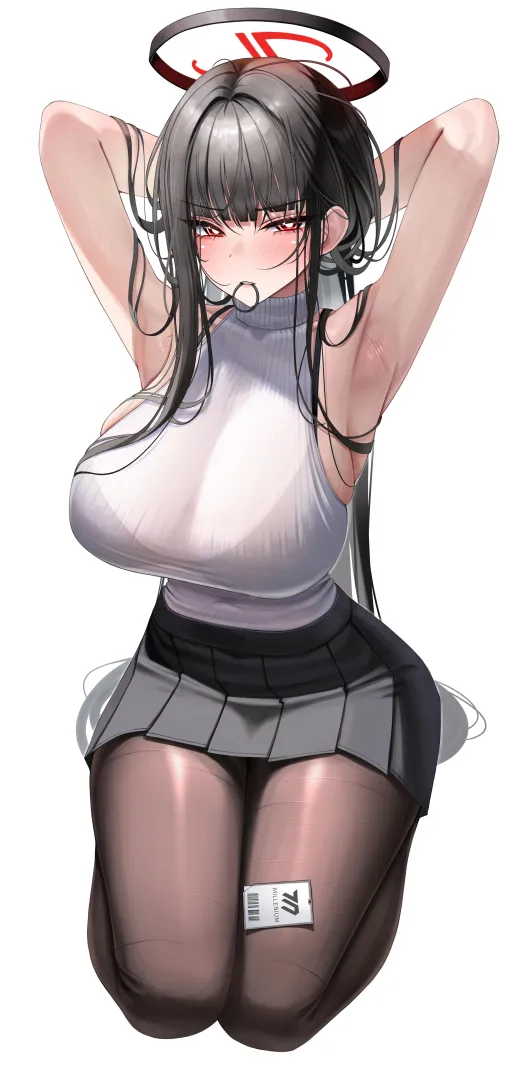 Rio tying hair (GoonSSO / GOONSSO) [Blue Archive]