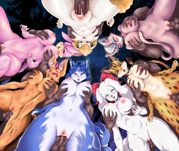 Star Fox Ladies Orgy (Fine_Mur)