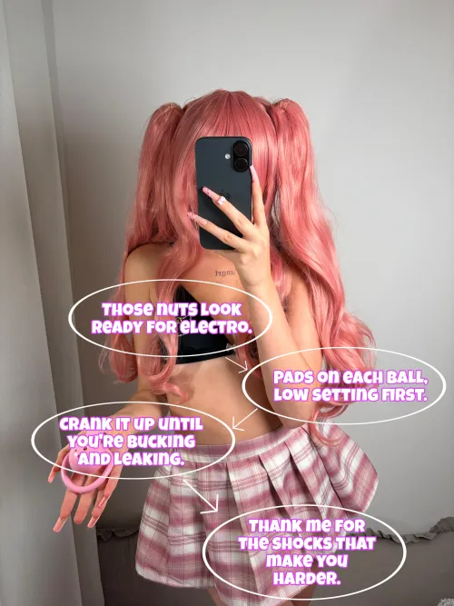 Thank me for electro torture[oc][imagefap: princessdollmie]