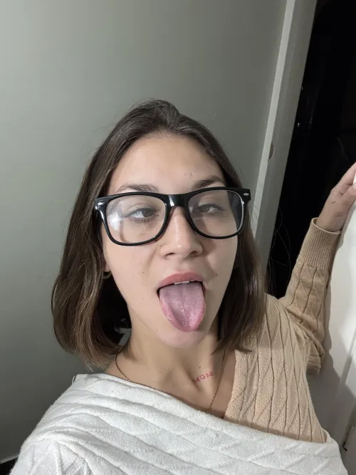 tongues out ready to take your whole load