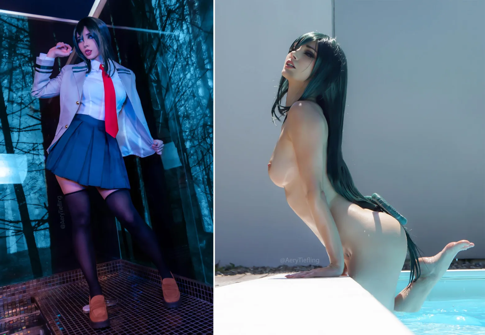 Almost all frogs fertilize the eggs outside of the female's body. The male holds the female around the waist in a mating hug called amplexus. He fertilizes the eggs as the female lays them.