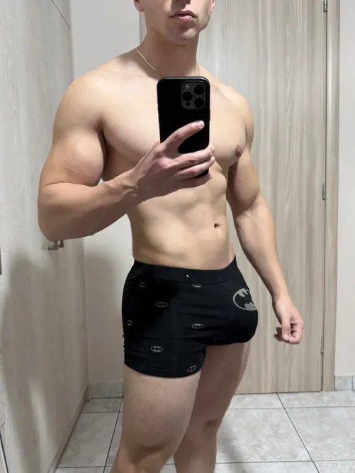 Ask me to take off my boxers