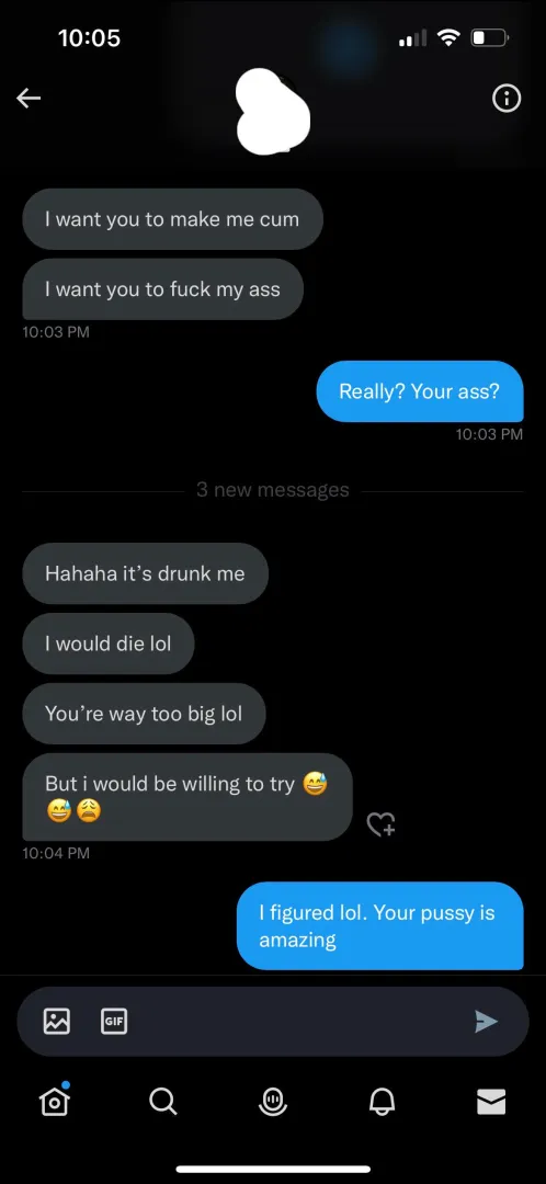 Didn’t want to push her