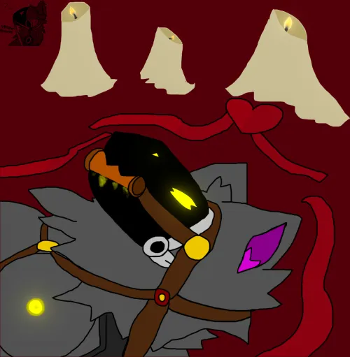 I know im a little late, but happy valentines.(Made by me.)