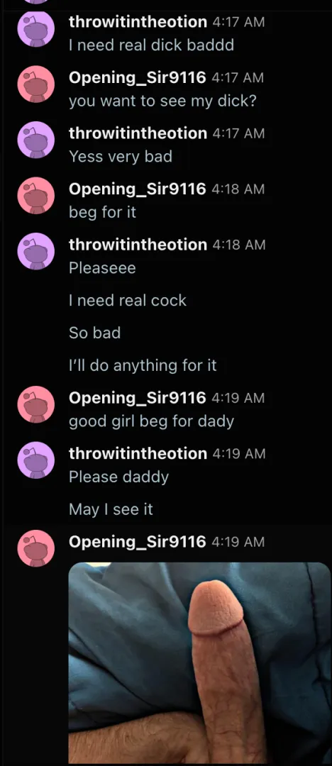 i love it when they beg