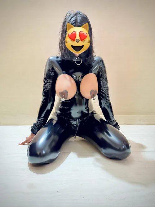 In love with this open bust Latex BodySuit !!![F]