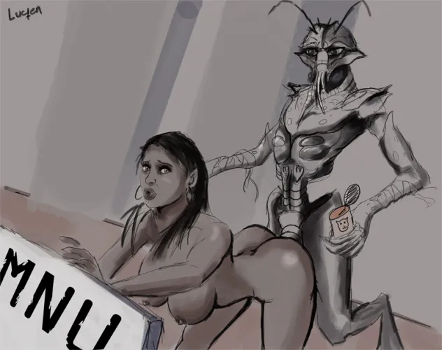 Interspecies prostitution and cat food (Lucien) [District 9]