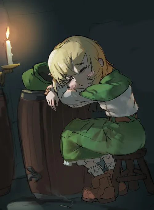 Look Who Fell Asleep First!