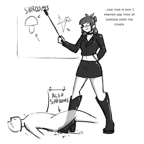 Mhmm... delicious poisonous shrooms.