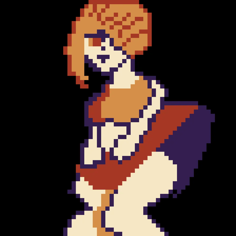 My first try at a character, also decided to try a pallet