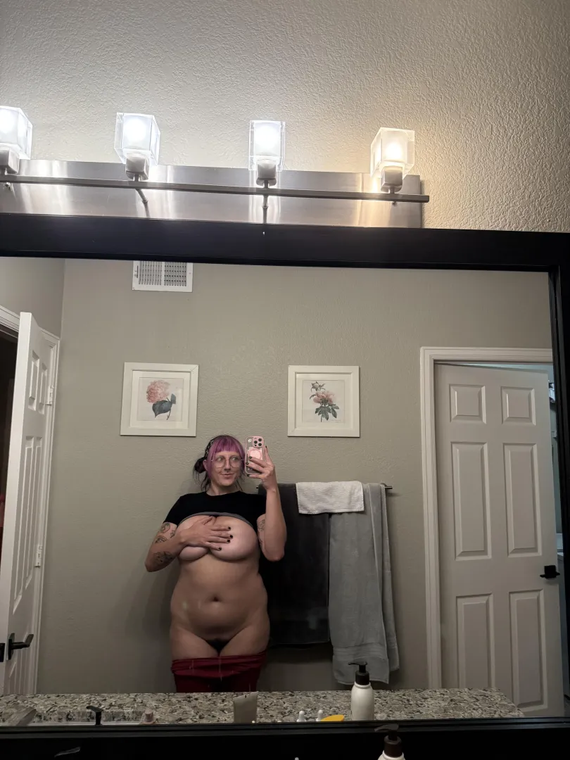 Super smushed after a trying to use one hand as a bra