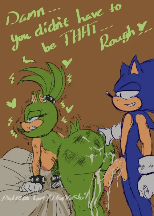 Surge the Tenrec x Sonic the Hedgehog (yoshihan) [Sonic]