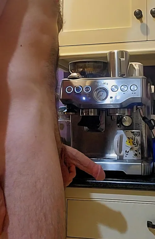 This cut cock is great for adding cream to your coffee